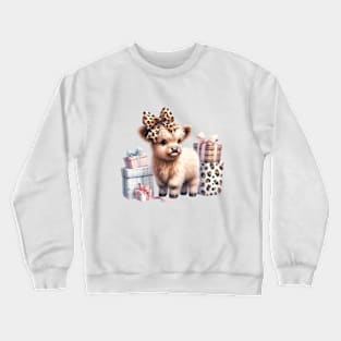 Highland Baby Cow Crewneck Sweatshirt